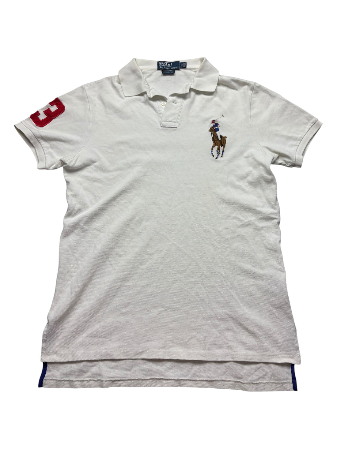 Polo Ralph Lauren Big Pony Polo Weiß M Frontansicht
