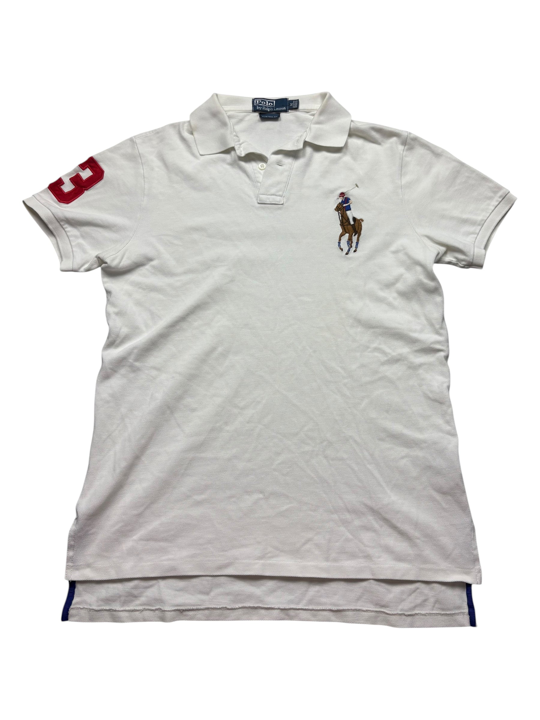 Polo Ralph Lauren Big Pony Polo Weiß M Frontansicht