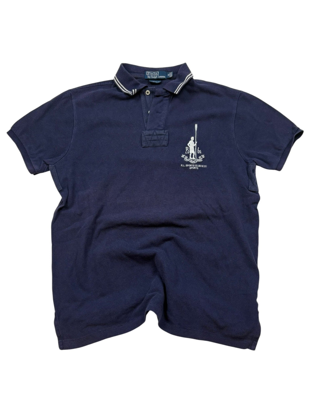 Polo Ralph Lauren Big Pony Vintage Poloshirt – Navy (M) - PKeyVintage