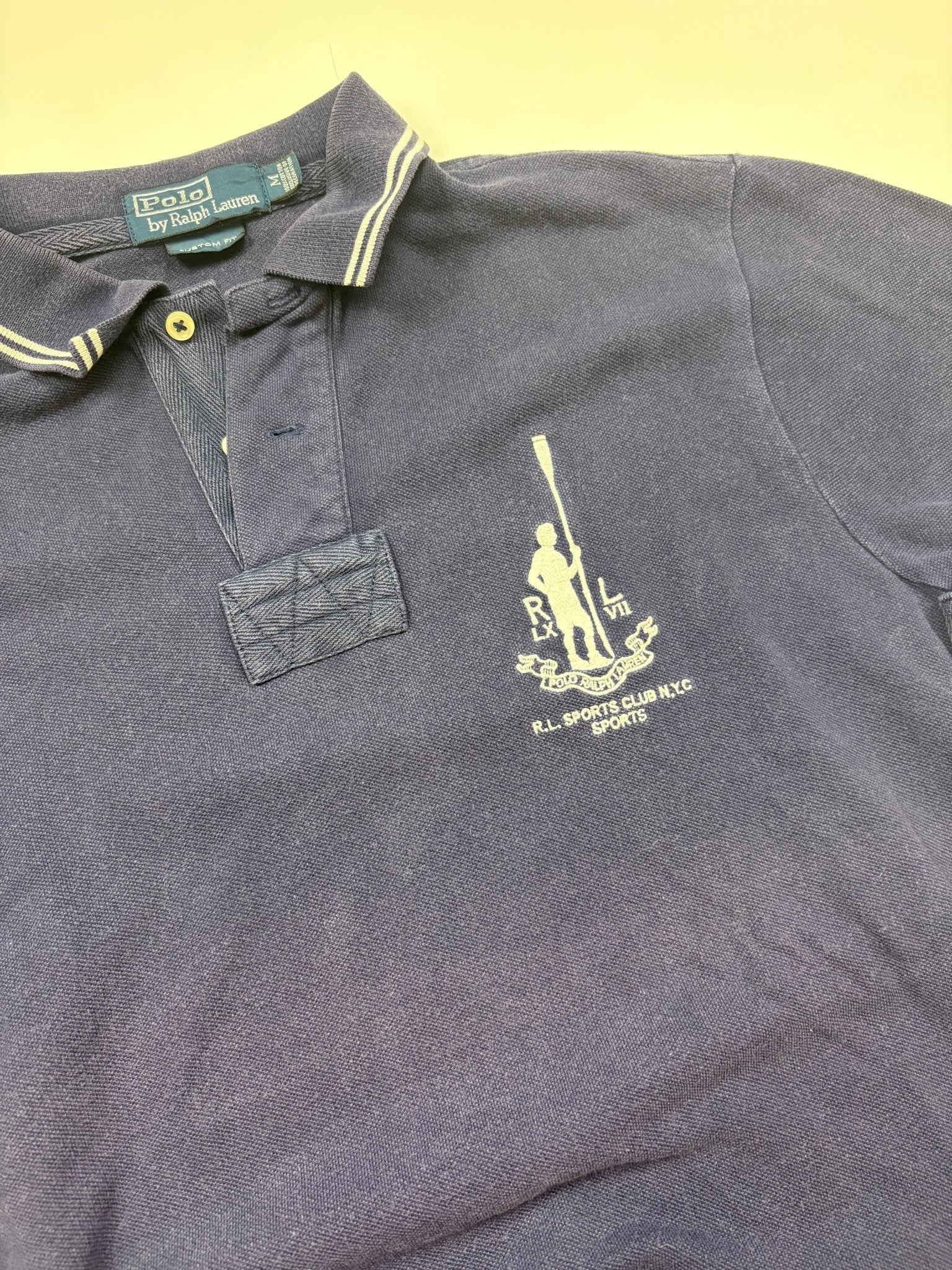 Polo Ralph Lauren Big Pony Vintage Poloshirt – Navy (M) - PKeyVintage