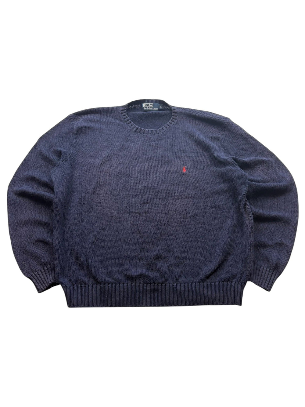 Polo Ralph Lauren Red Pony Vintage Strickpullover – Navy (XL) - PKeyVintage