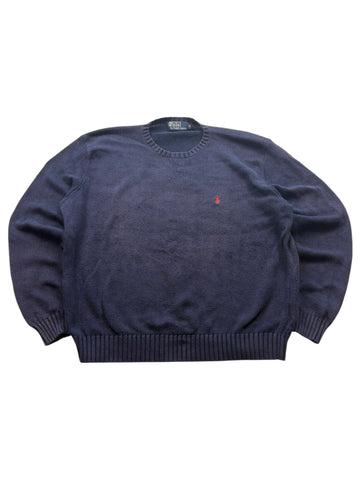 Polo Ralph Lauren Red Pony Vintage Strickpullover – Navy (XL) - PKeyVintage