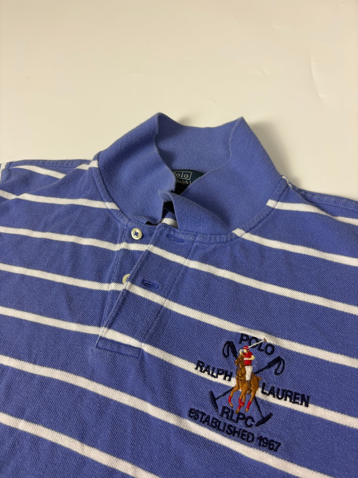 Polo Ralph Lauren Poloshirt – gesticktes RLPC Wappen mit Polospieler