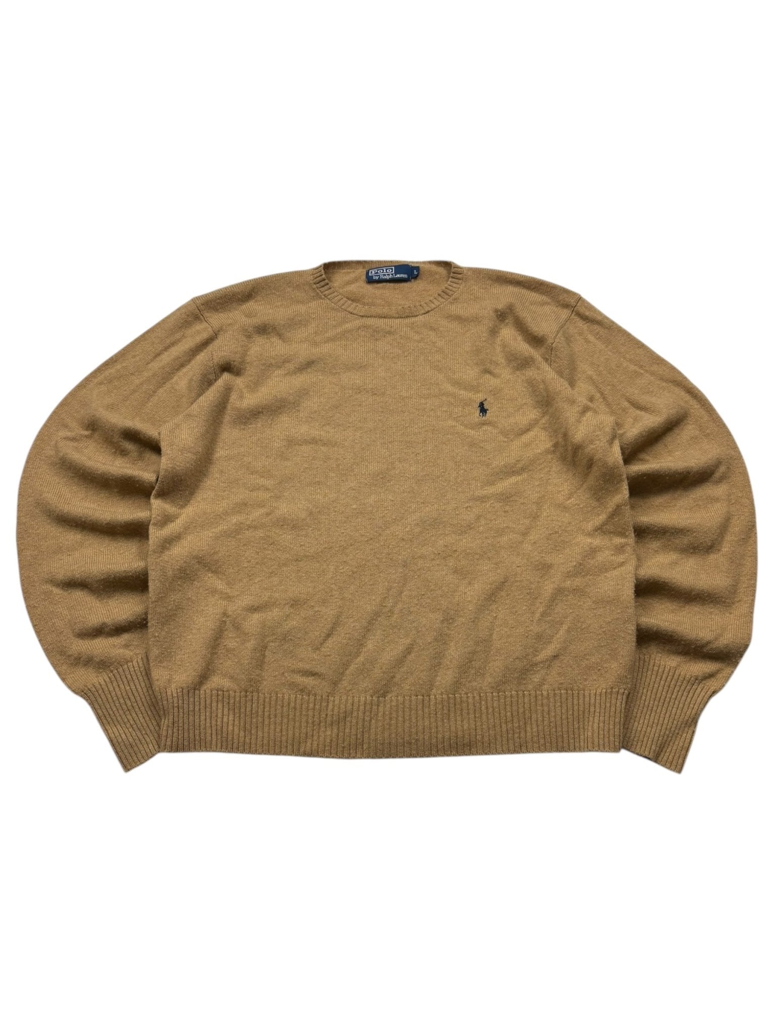 Polo Ralph Lauren Strickpullover - Beige (L) - PKeyVintage