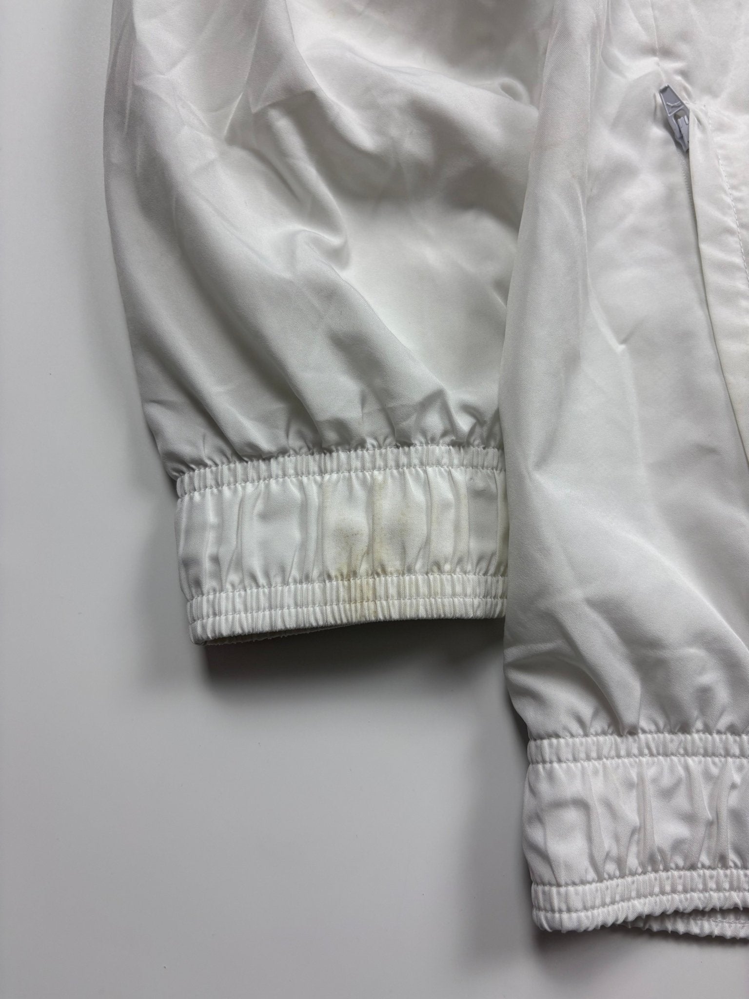 Puma AC Mailand Trackjacket - Weiß/Grau/Rot (M) - PKeyVintage