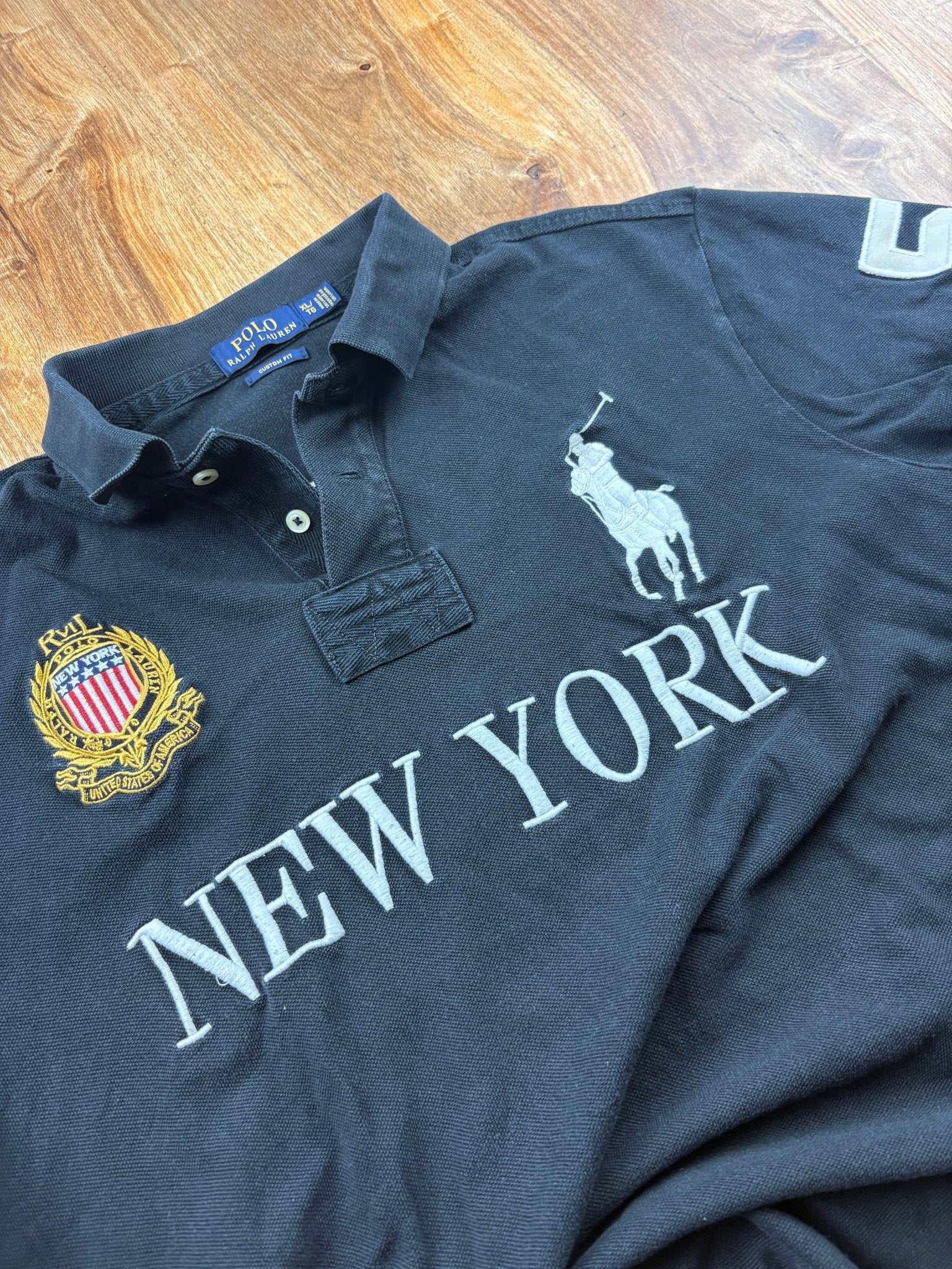 Ralph Lauren Chief Keef Polo - Schwarz (XL) - PKeyVintage