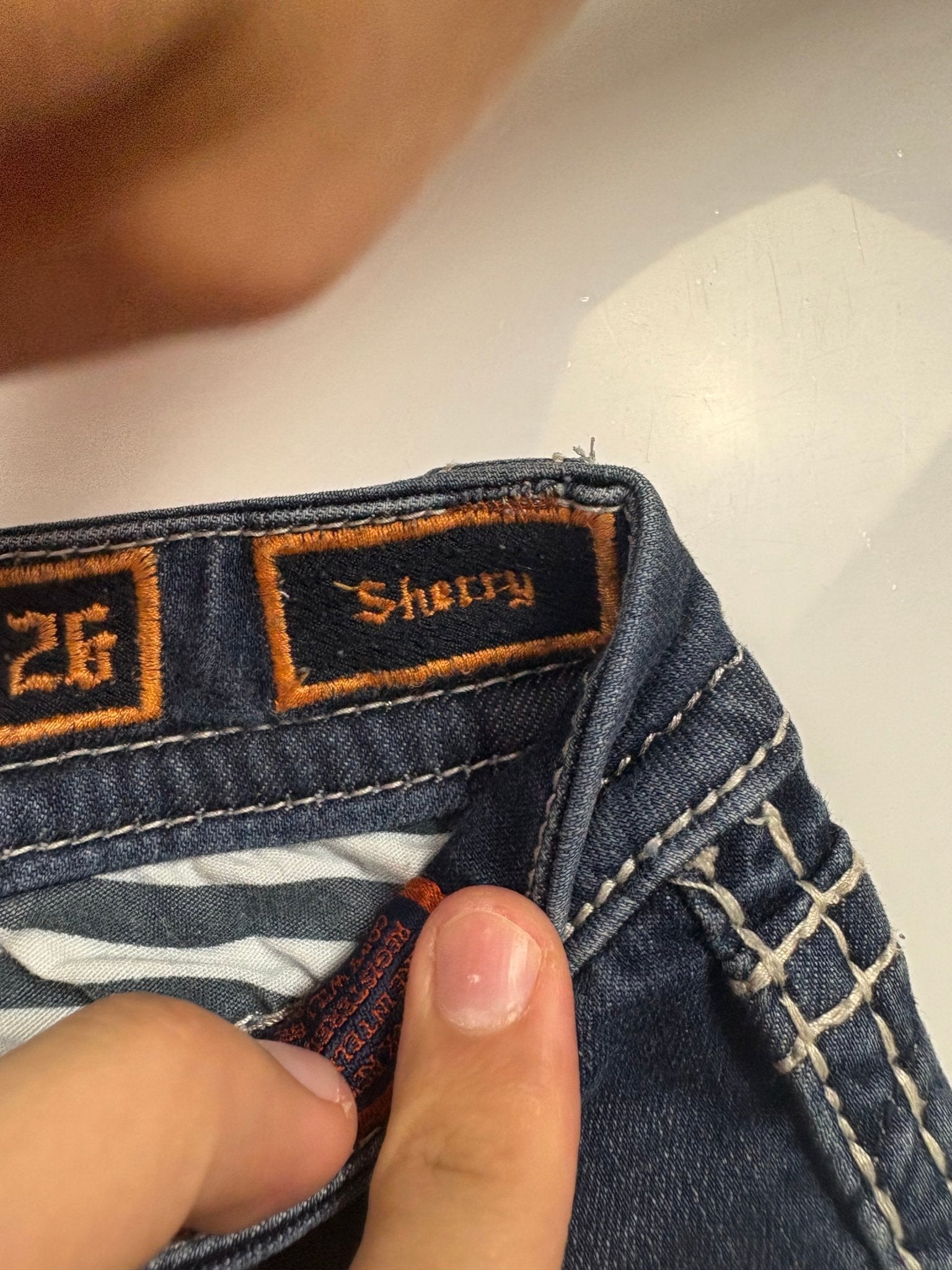 Rock Revival Sherry Y2K Vintage Straight Jeans – Blau (26) - PKeyVintage
