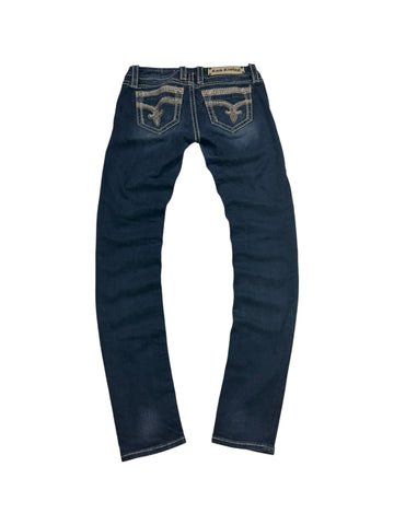 Rock Revival Sherry Y2K Vintage Straight Jeans – Blau (26) - PKeyVintage