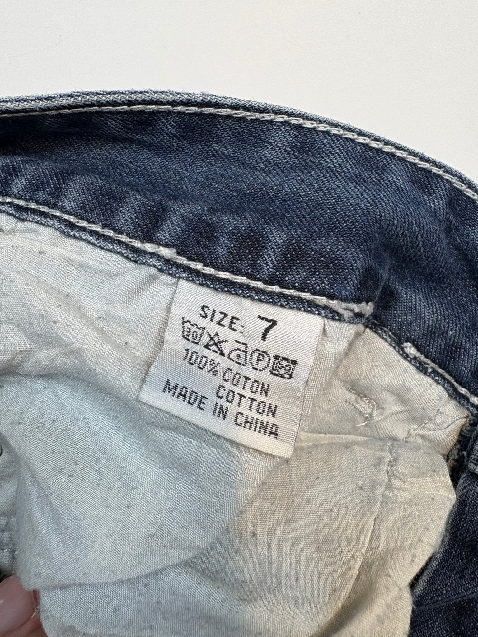 Rock Royalty Vintage Low Rise Jeans – Blau (7) - PKeyVintage