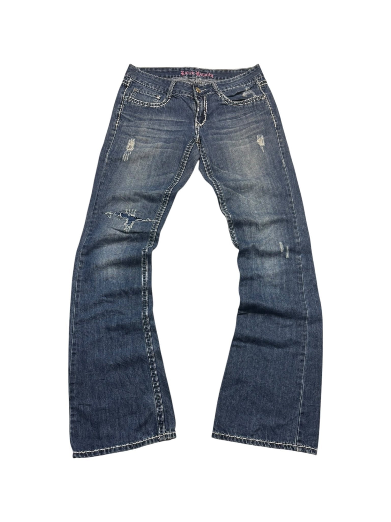 Rock Royalty Vintage Low Rise Jeans – Blau (7) - PKeyVintage