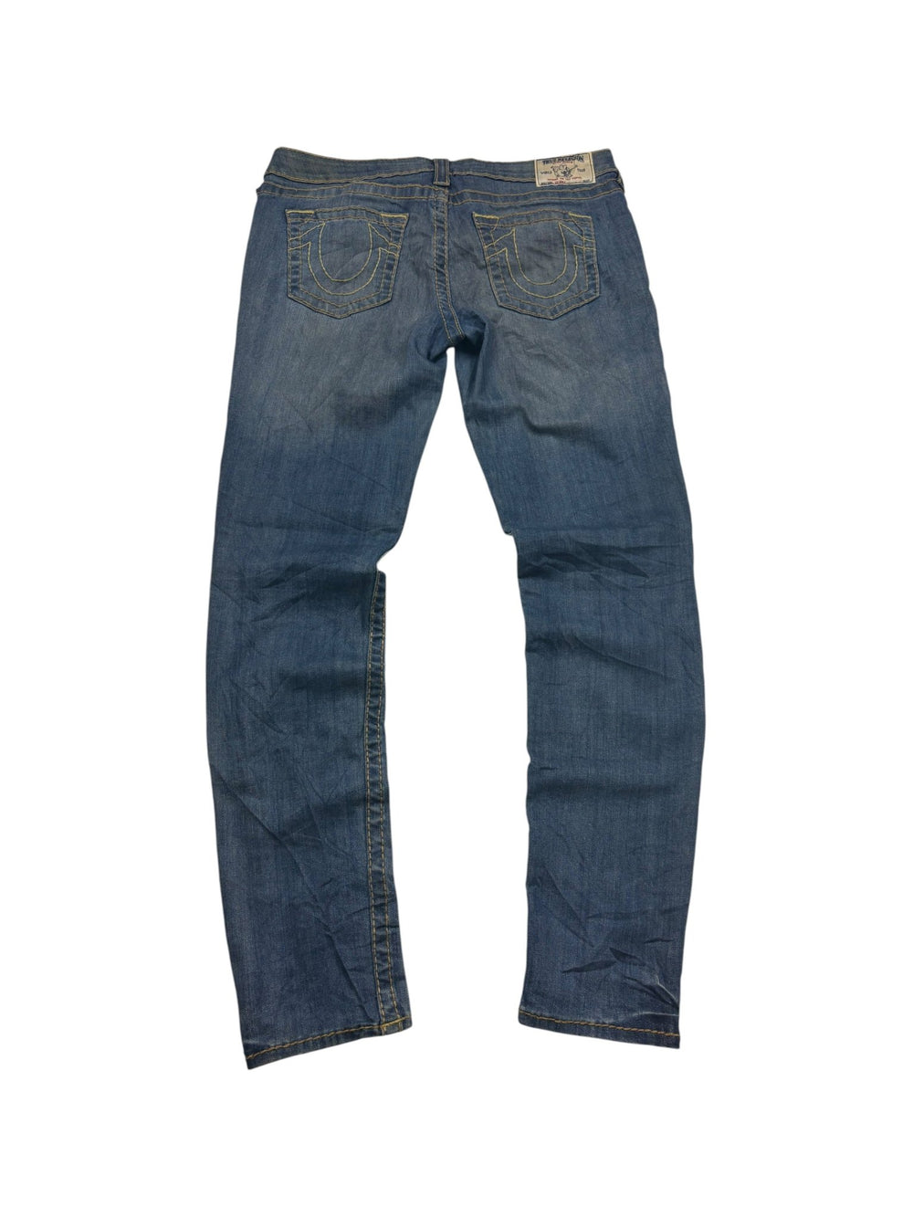True Religion Horseshoe Y2K Vintage Skinny Jeans – Blau (32) - PKeyVintage
