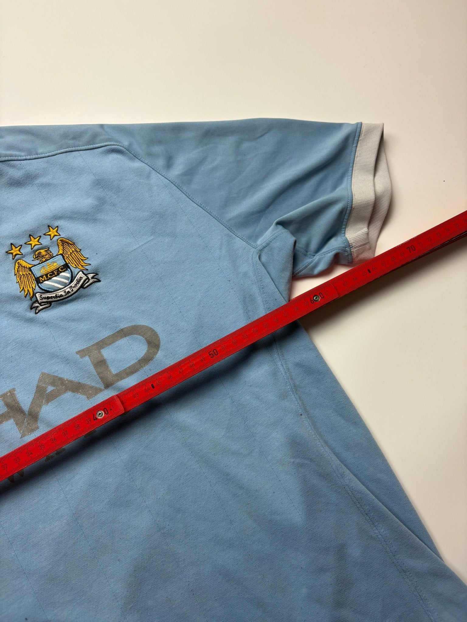 Umbro Manchester City Trikot - Hellblau (XL) - PKeyVintage
