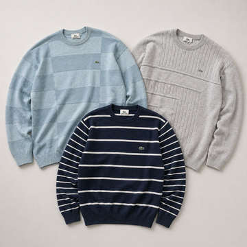Vintage Lacoste – Polo-Shirts, Sweater und Krokodil-Logo Klassiker bei PkeyVintage