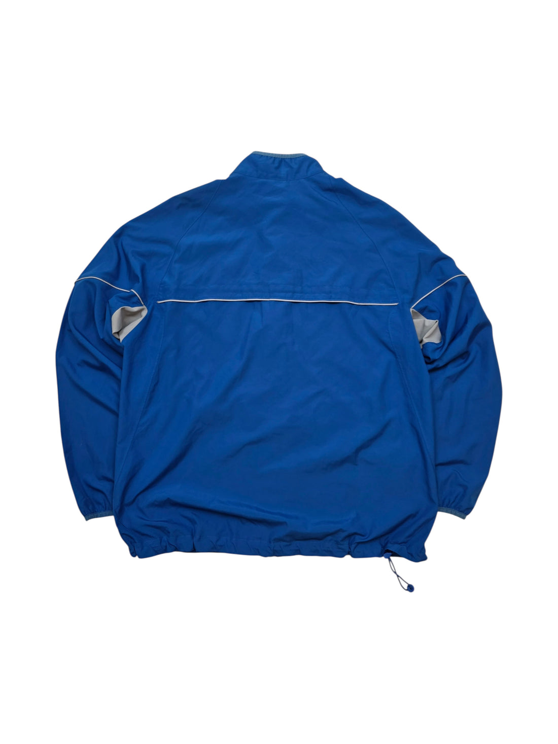 Vintage Nike Track Jacket Blau Grau Größe L – Frontansicht