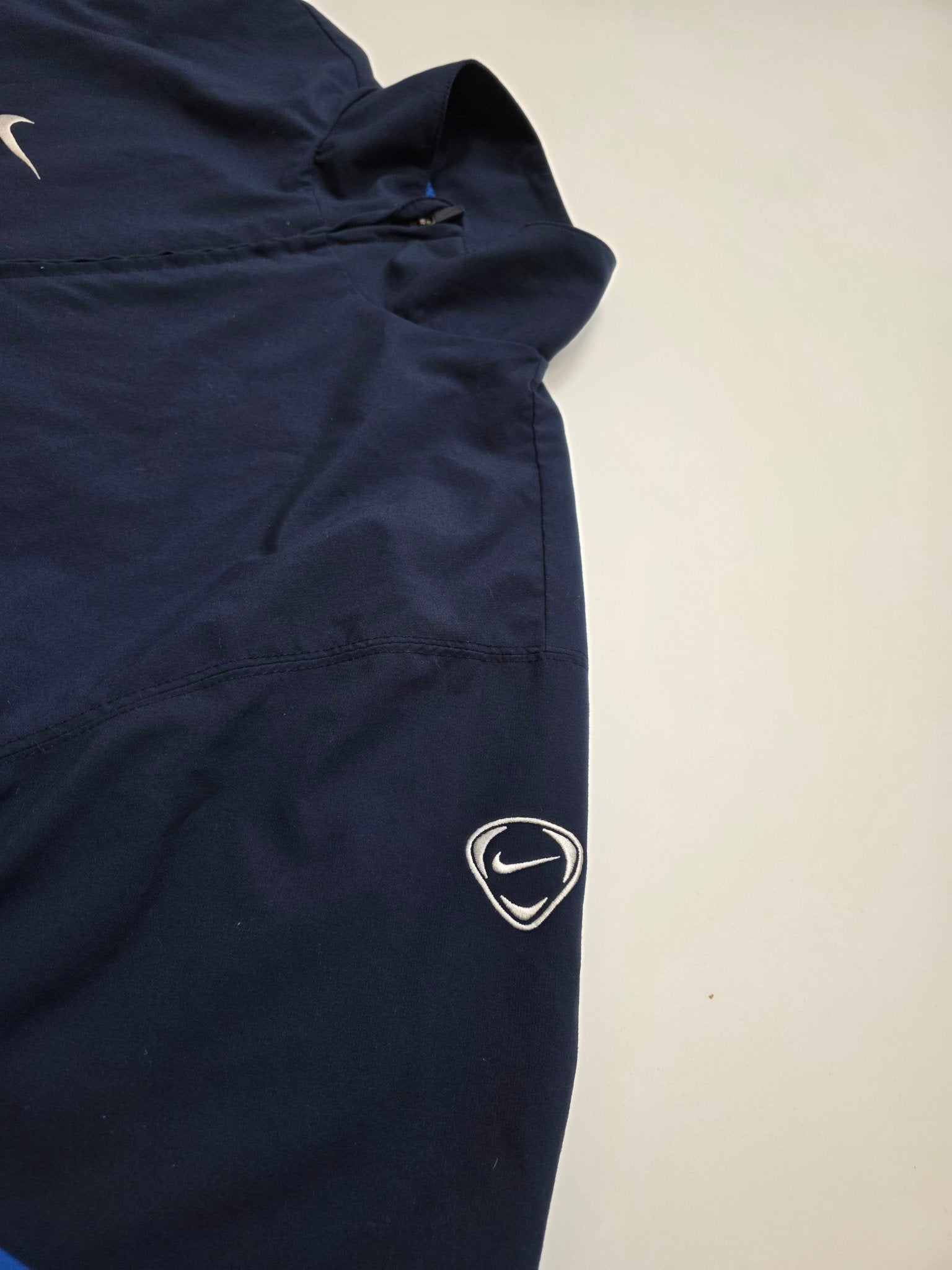 Vintage Nike Track Jacket Dunkelblau Blau – L - PKeyVintage