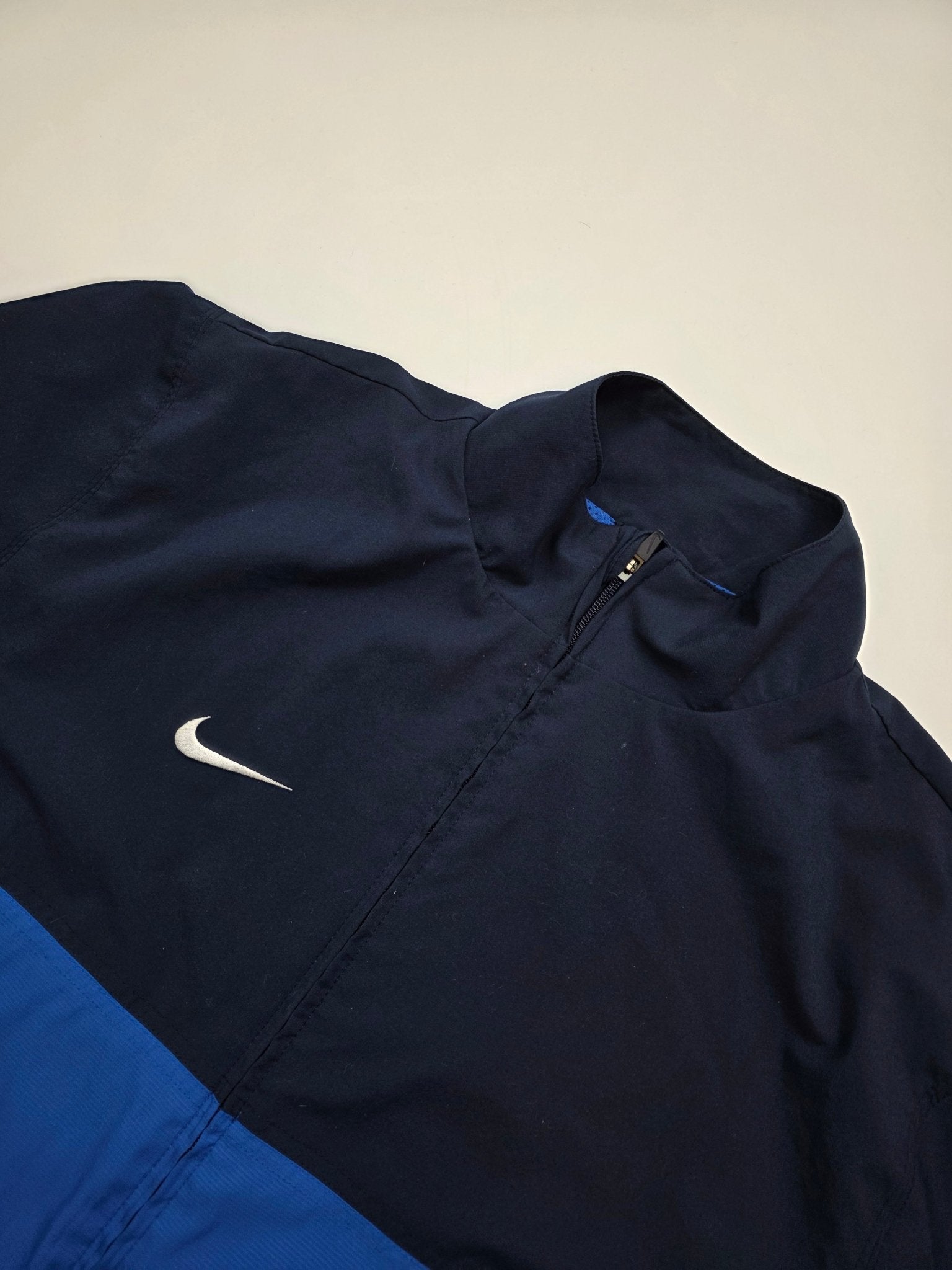 Vintage Nike Track Jacket Dunkelblau Blau – L - PKeyVintage