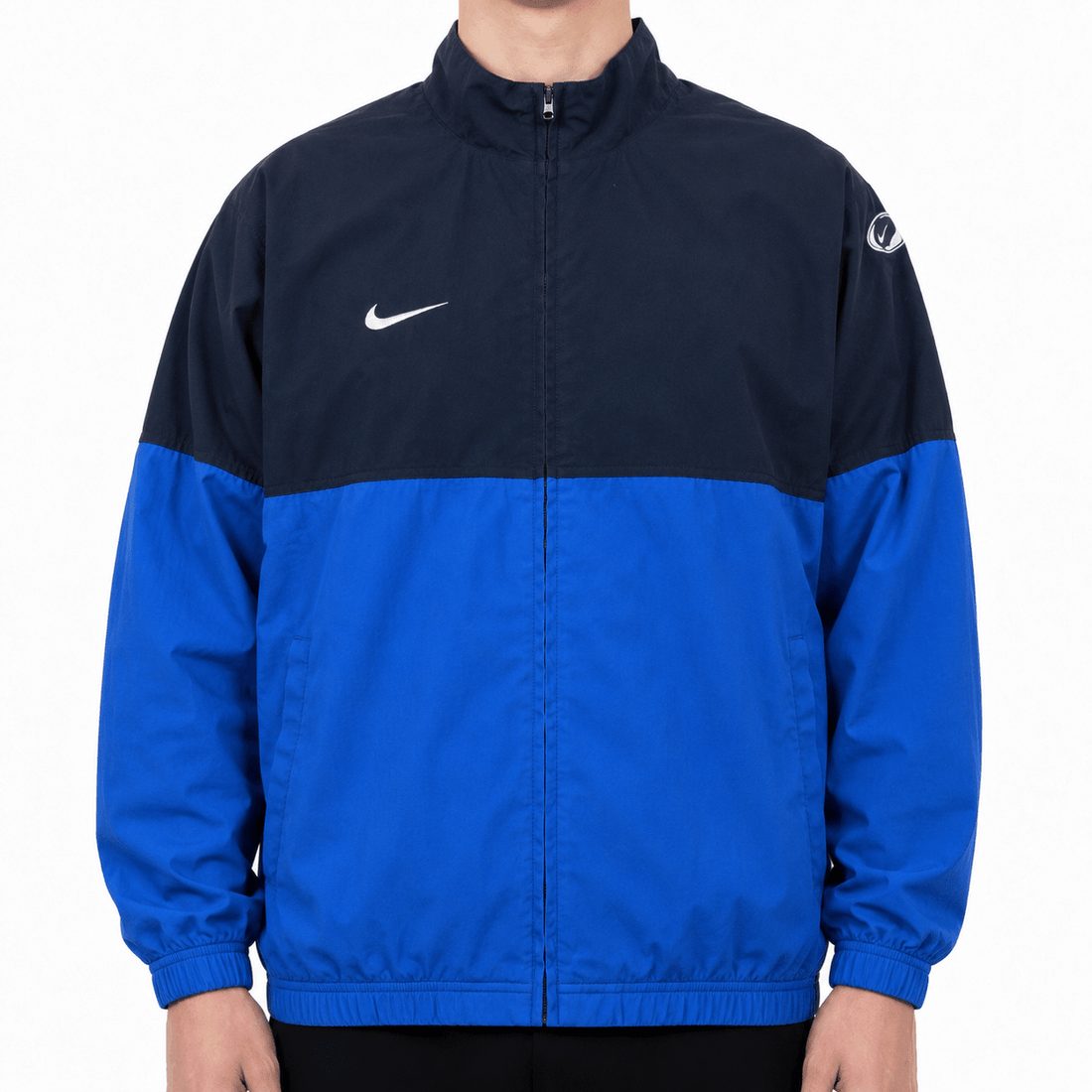 Vintage Nike Track Jacket Dunkelblau Blau – L - PKeyVintage