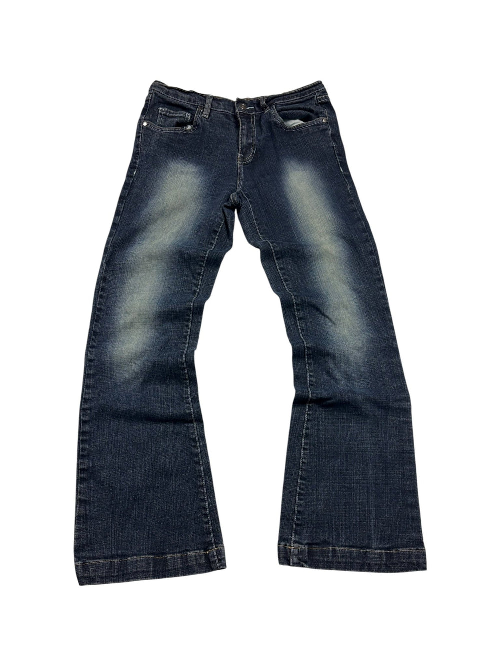 Washed Bootcut Y2K Vintage Jeans – Dark Blue (36) - PKeyVintage