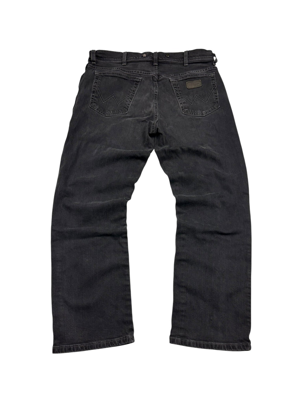 Wrangler Texas Stretch W - Naht Vintage Jeans – Washed Black (W36/L30) - PKeyVintage