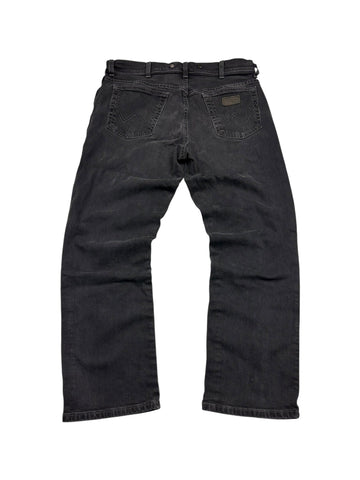 Wrangler Texas Stretch W - Naht Vintage Jeans – Washed Black (W36/L30) - PKeyVintage